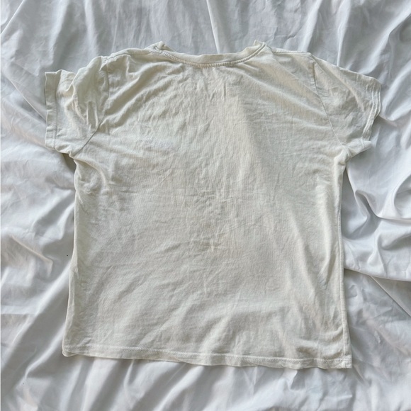 Brandy Melville Embroidered Lady Luck Tee - Picture 3 of 3